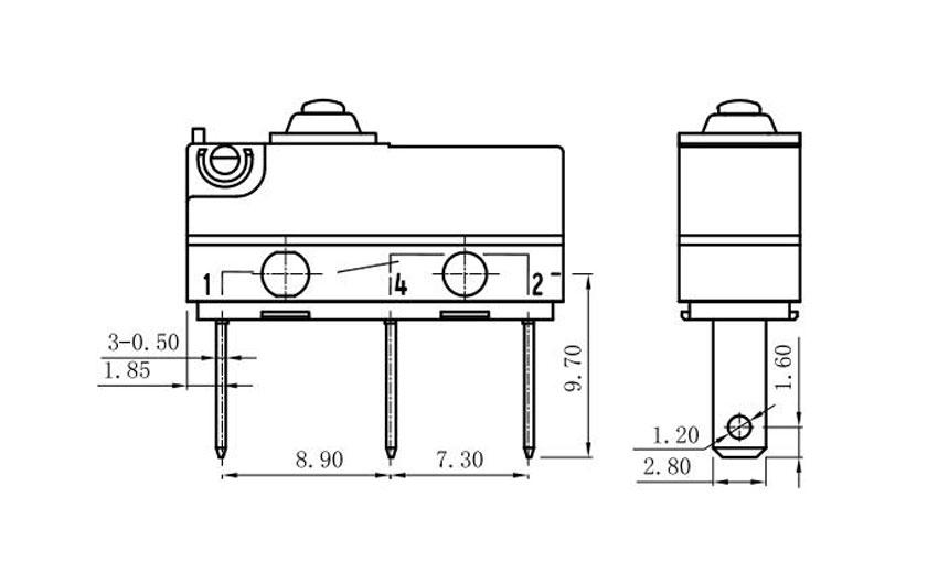 micro switch roller type