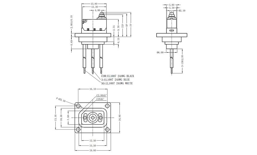 china push on push off micro switch supplier