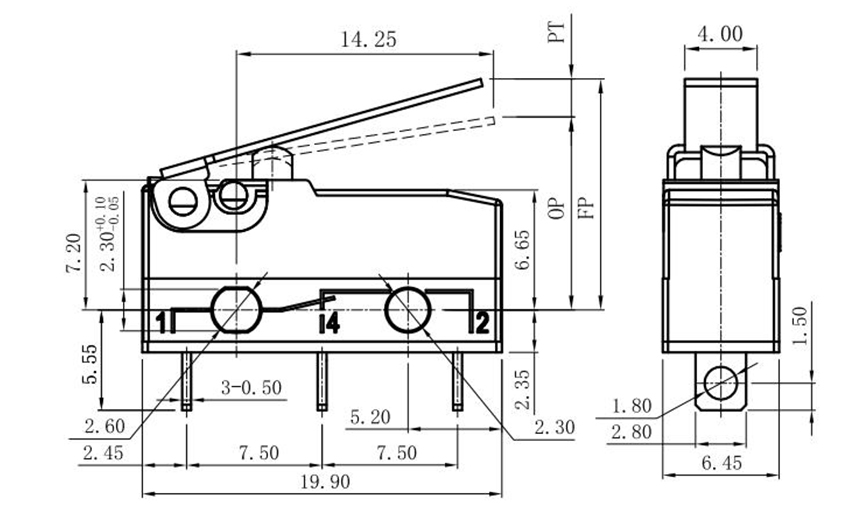 micro switch 10a 2