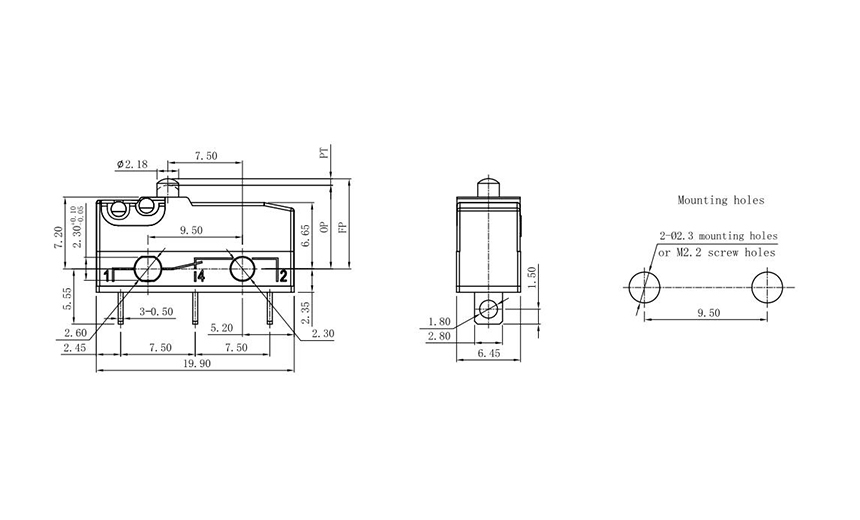 micro switch roller type